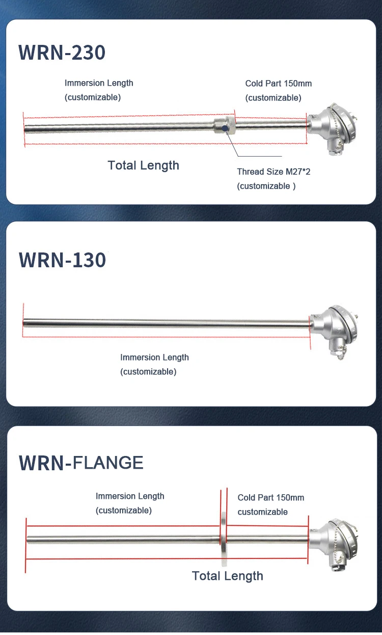 0-1150c k Type Thermocouple