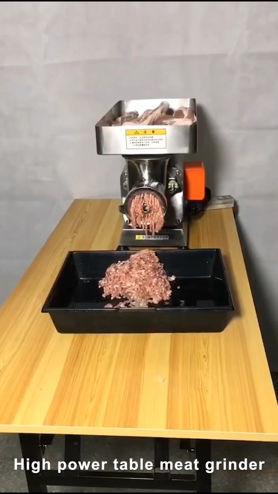Italy Electric Commercial Ground Beef Frozen Meat Mincer Mixer Machine