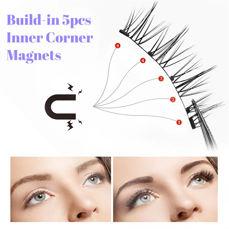 Natürliche 3D-Wimpern Set – Wiederverwendbare Fake Lashes Für Voluminösen Look