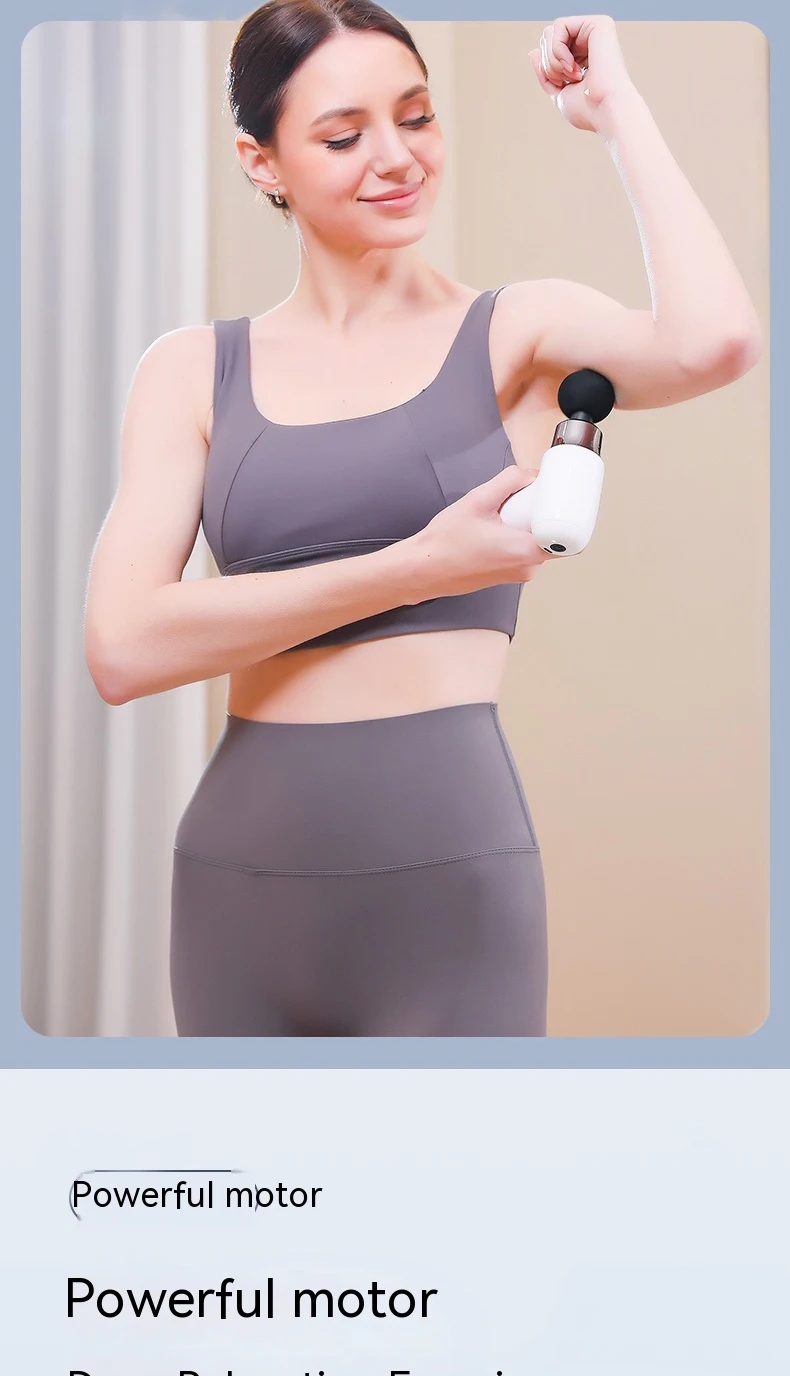 Mini Wireless Massage Gun Fascial Muscle Massager  Fascia Gun