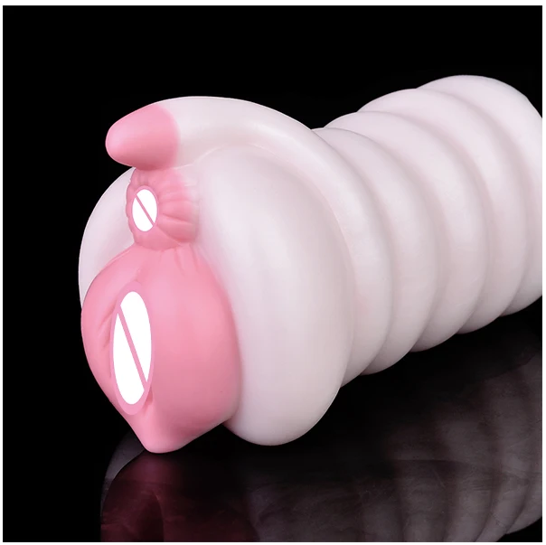 Realistic Cow Beast Dual Channel Men's Masturbator Sex Toy