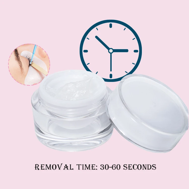 No Irritation Eyelash Extension Glue Cream Gel Remover Fast Safe 5 10