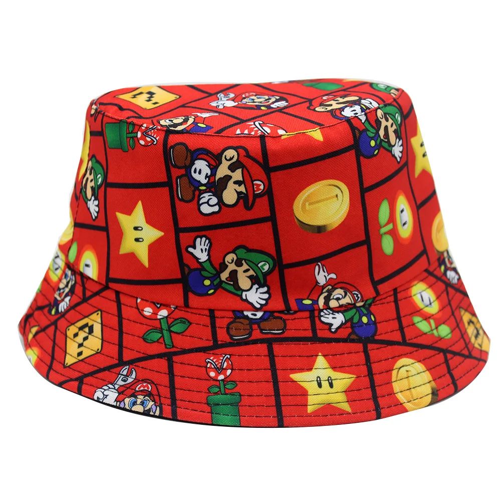 Summer Custom Sublimation Printing Doublesided Bucket Hat All Over