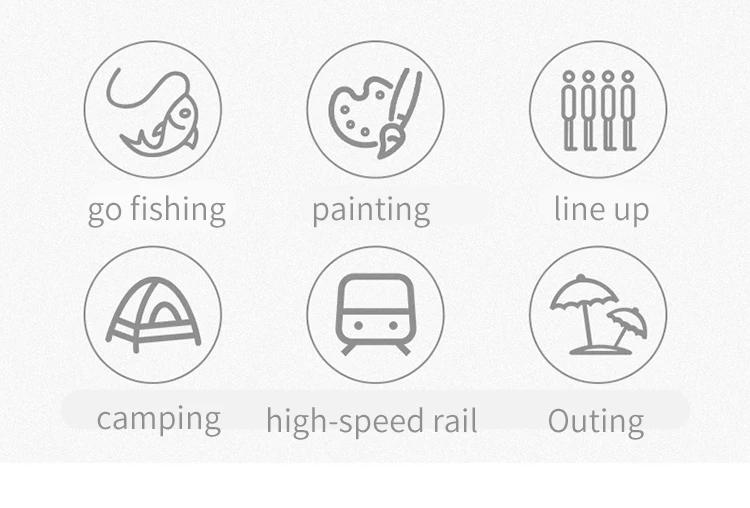 Customizable Outdoor Camping Portable Leisure Fishing Folding Chair