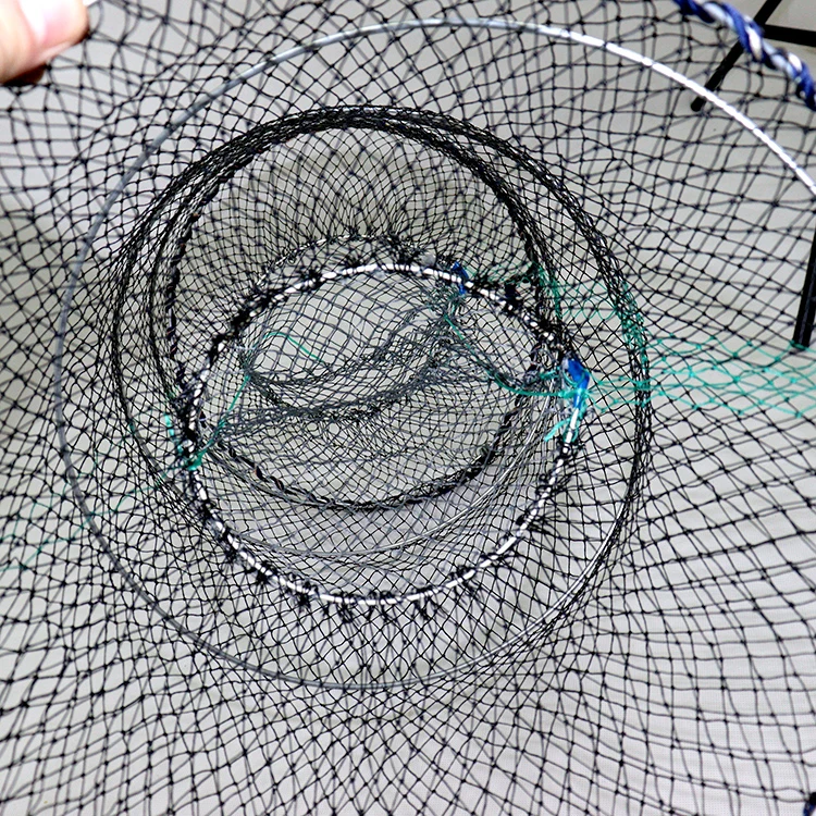 Catch Fishing Crab Shrimp Cage Galvanized Spring Cage Nylon