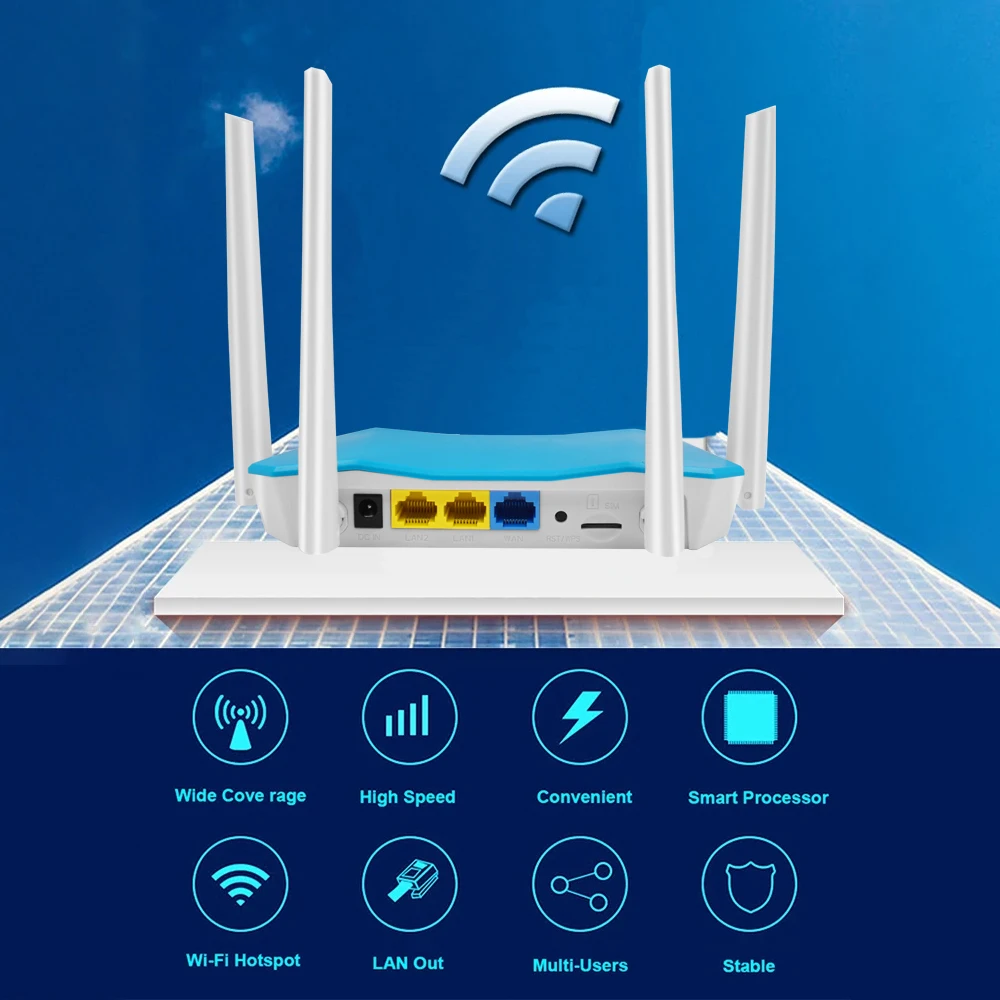 4G LTE Router with Openwrt - 300mbps Wireless N for SE Asia