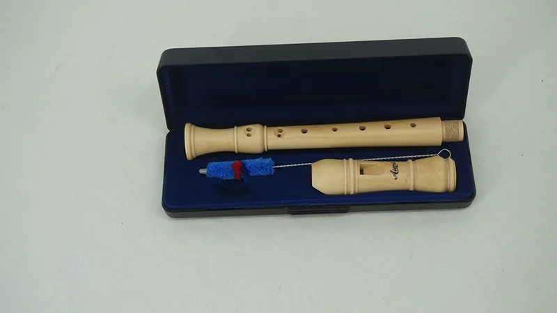 Aiersi Brand 3 Pieces Blockflute German or Baroque Finger Maple Wooden 8 Holes Recorder aperçu 2