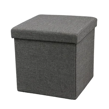 Customized Factory Wholesale Folding Pouf Bedroom Furniture Stool Classic Storage Ottoman Chair for Kids Children