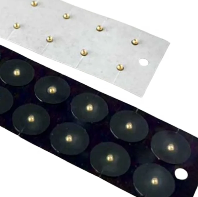 20 Pcs Auricular Point Sticker 24K Gold Ear Seeds for Ear Acupuncture With Clear Tape Paper Pack