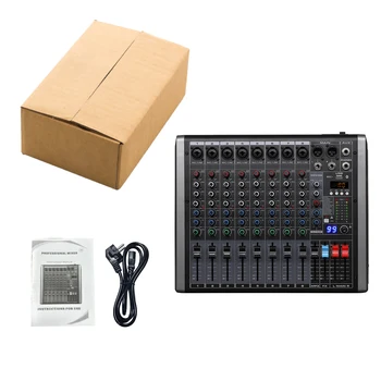 GAX-QQ8 8-Channel Mixing Console with MP3 EQ Function