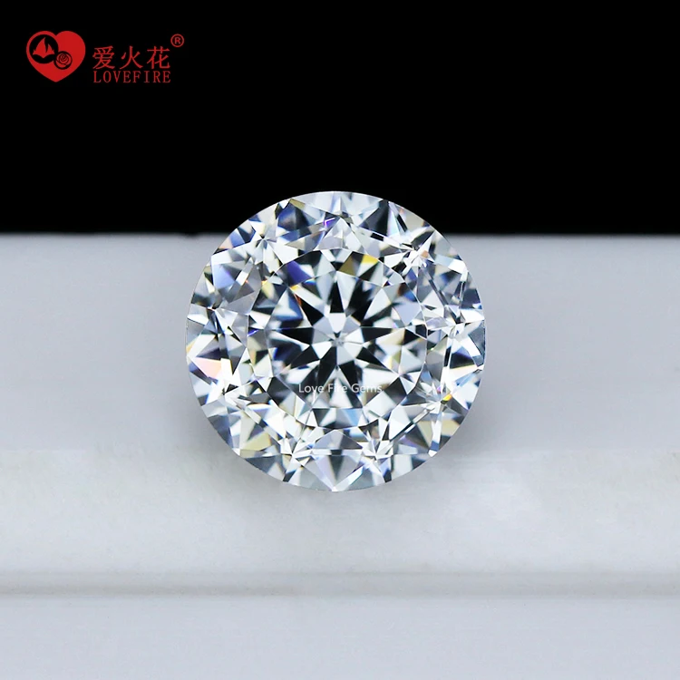 Size 1.0~10.0mm 5a Various Color Loose Cubic Zirconia Bead Stones Round