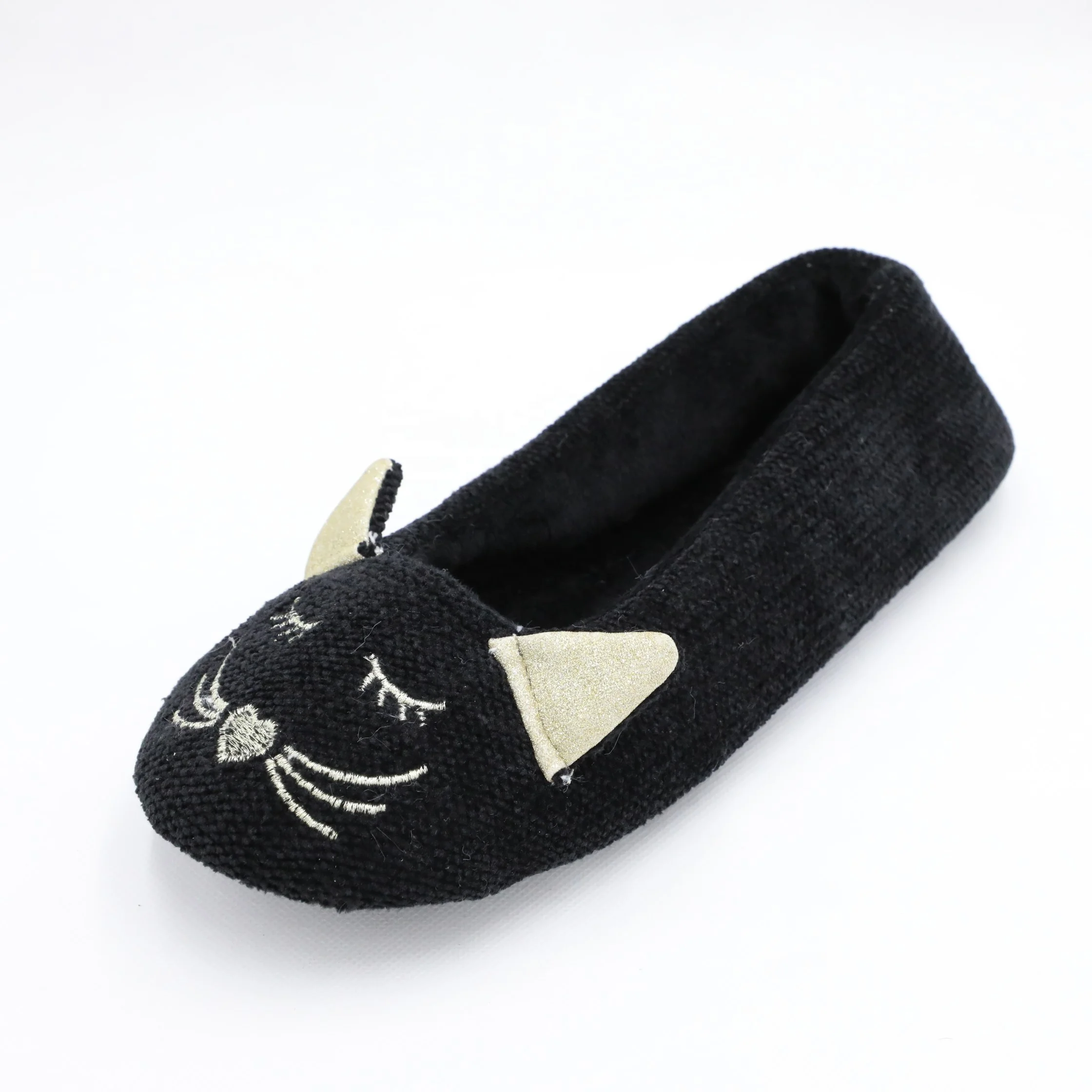 Black Cat Cute Kitty Pattern Knitted Indoor Elegant Ballerina Shoes - Buy Ballerina Shoes,Girls Ballerina Ballerina Shoes Girls Product on Alibaba.com