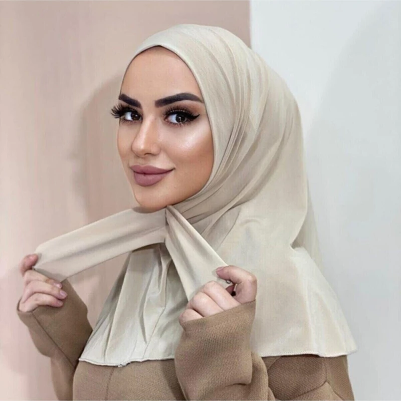 Newest Adjustable Under Scarf Hijab Cap Head Bonnets Scarves Muslim ...
