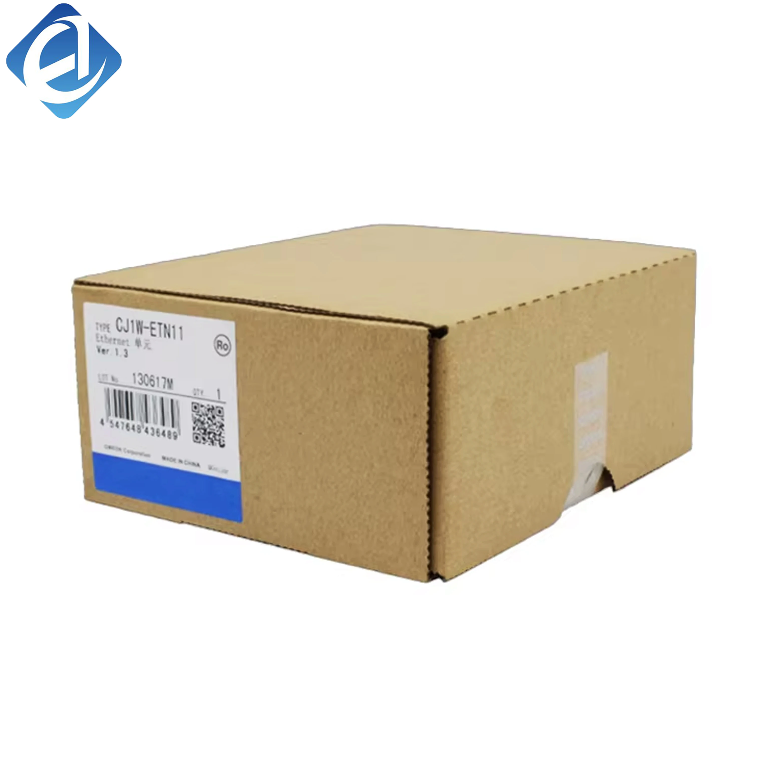 New Original Omron CJ1W series Ethernet communication module. It enables CJ series PLC network communication, stable data transmission and remote system monitoring. Widely used in industrial networking, equipment interconnection and automatic control syst