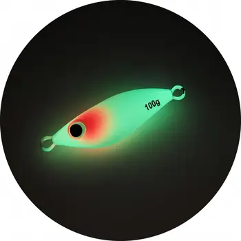 Cheery Colorful Luminous Metal Jig Lure with Hooks Artificial Hard Bait for Sea Bass Sea & Boat Fishing – Metal Jig – view 4