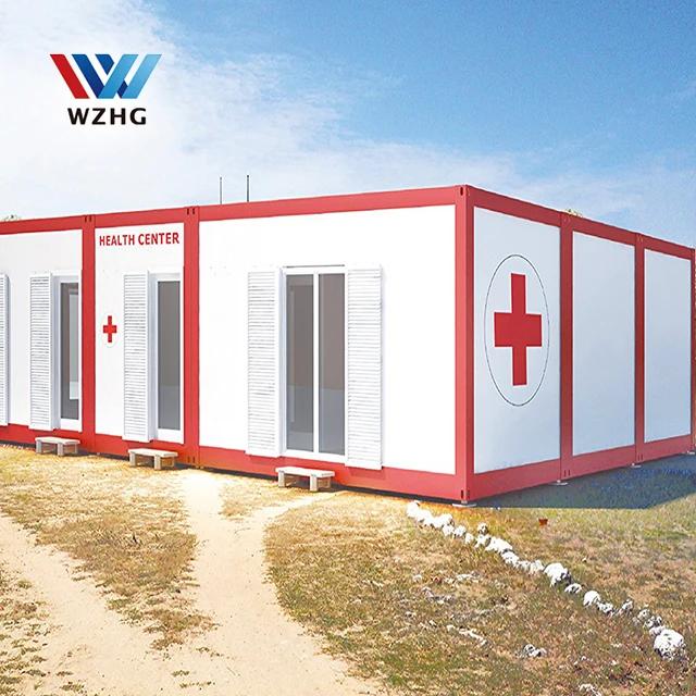 Field Hospital Use Prefab Modular Flat Pack Medical Mobile Hospital Container Houses