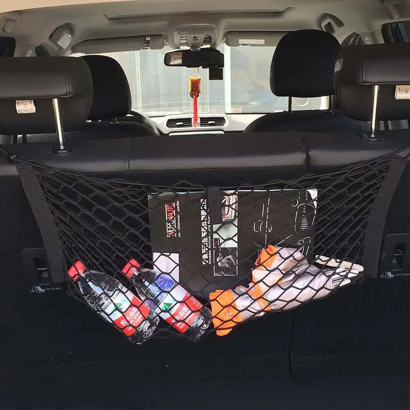 Cargo Net Trunk Bed Extender, Envelope Mesh Truck Bed Organizer Net