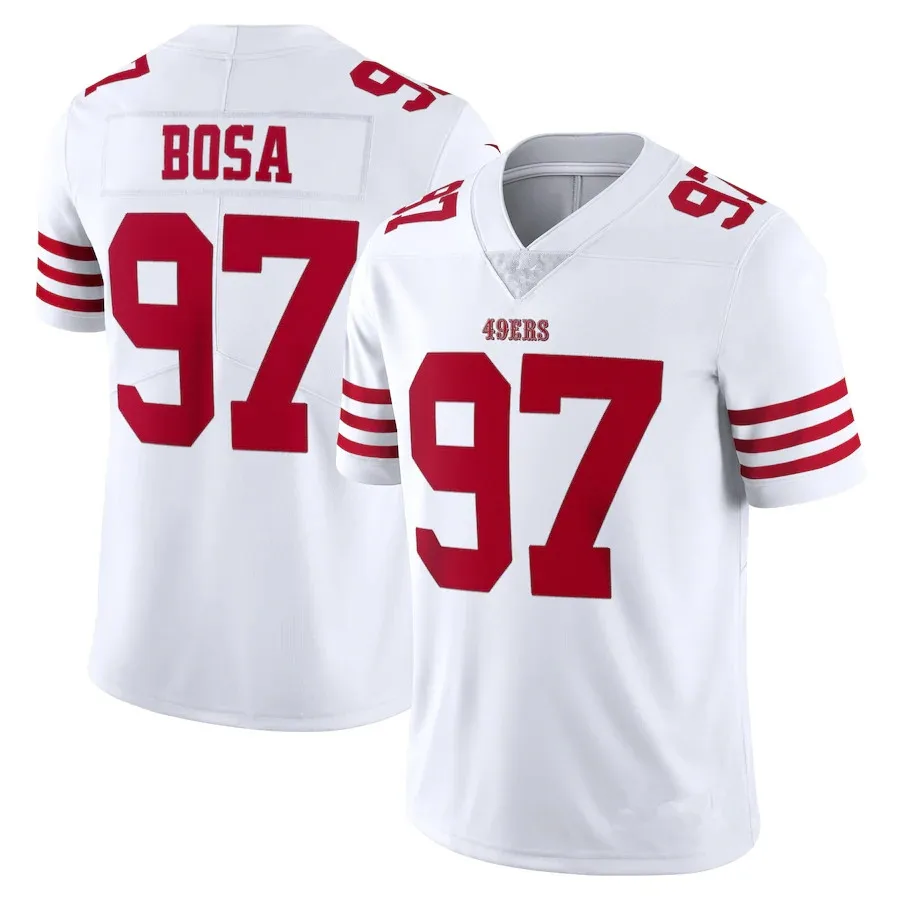 Unsigned Nick Bosa Jersey #97 San Francisco Custom Stitched, 50% OFF