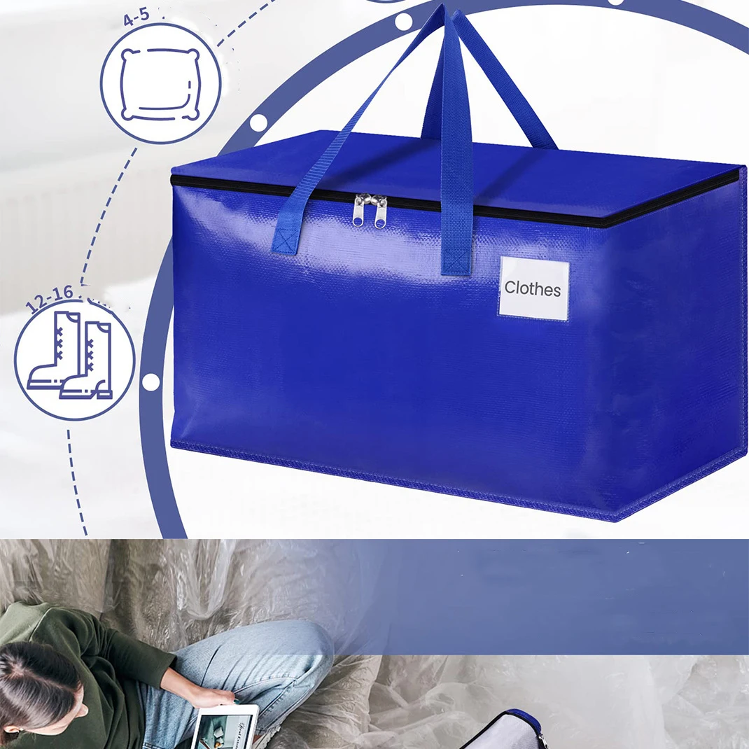 Hot Selling High Quality Moving Large Capacity Storage Bag Folding Household Quilt Clothes 