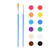 12 Couleurs 2 Pinceaux - 2ml