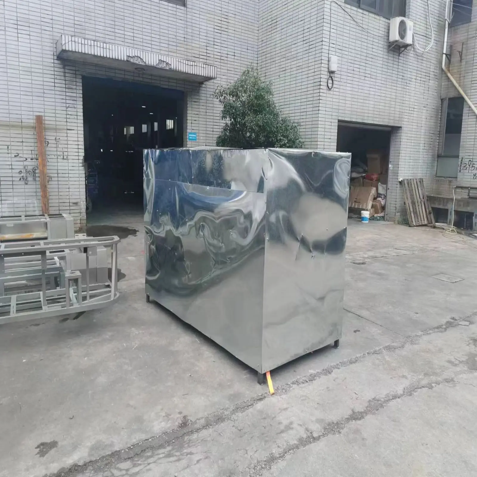 Electric Mini Cargo Transport Lorry Box Truck 72v Ac System Lithium