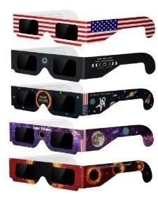 Factory Wholesale Cardboard Eclipse Glasses Custom Logo Paper Solar Eclipse Glasses