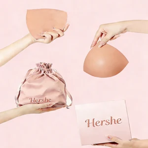 Sweat Resistant Sticky on Both Sides Invisible Lift Inserts No Sewing Fully Versatile Triangular-shaped Bra Insert