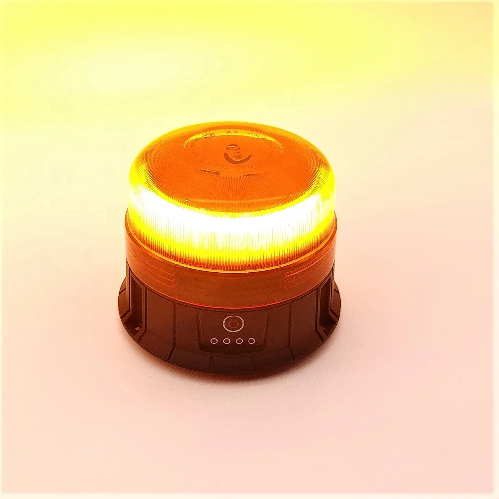 ECE R65 Led Roof Top Strobe Lights Emergency USB Rechargeable Emergency Beacons Warning Led Magnetic Rotating Warning Beacon
