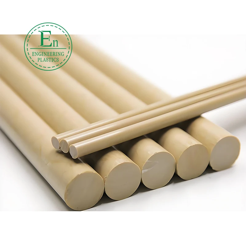 High Performance Polyetheretherketone (PEEK) CNC Machining Spare Parts Cutting Engineering Plastic PPS Stick Bar Plastic Sheets