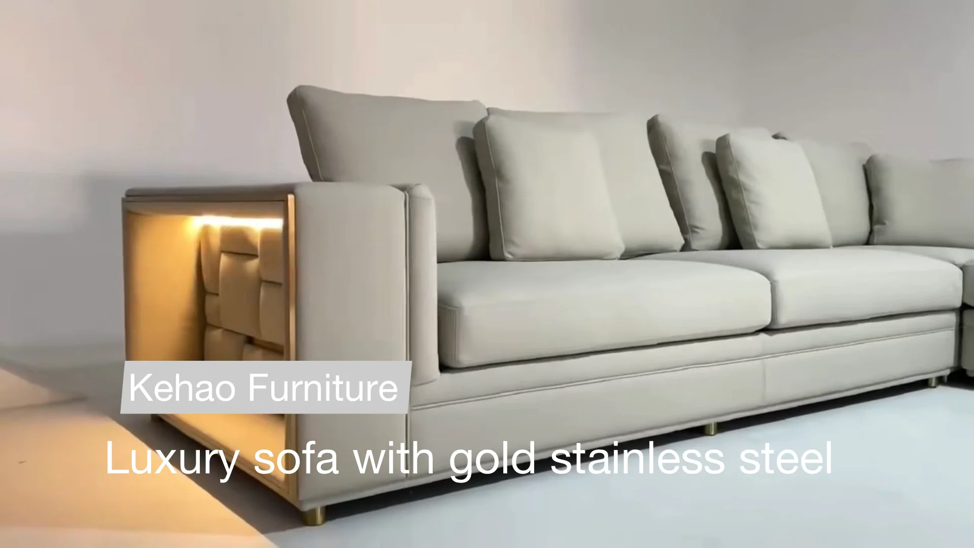 New Design Italian High End Living Room Sofa Set Furniture Premium