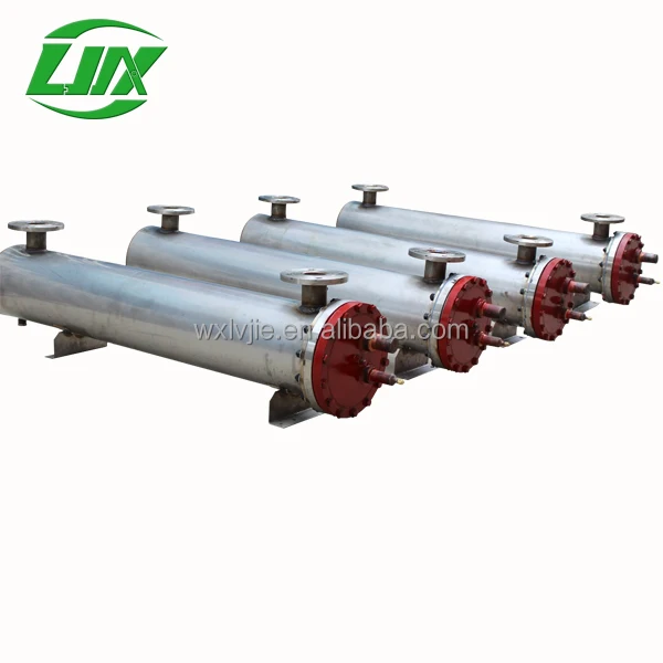 Double System Shell and Tube Heat Exchanger 304 Stainless Steel Evaporator  Can Be Customized