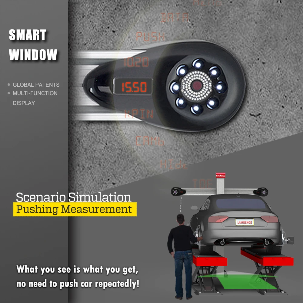 Lawrence 3D Wheel Alignment Machine  Model V300 Price of Wheel Alignment Machine