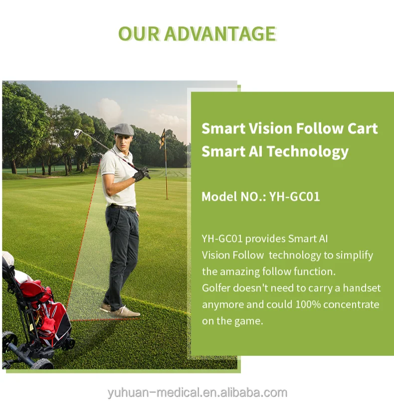 Professional Lithium Battery 3 Wheel Foldable Electric Golf Trolley