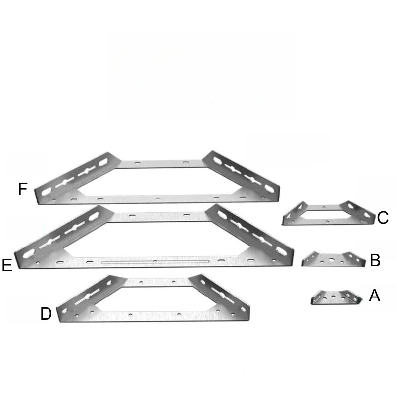 Metal Triangle Bed Corner Connector Brace Angle Code Corner Brace Bracket For Bed Bookshelf Board