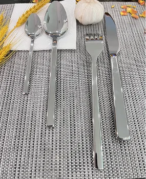 Kitchen Restaurant Outdoor  Flatware Set Stainless Steel Food Utensils Cutlery Set