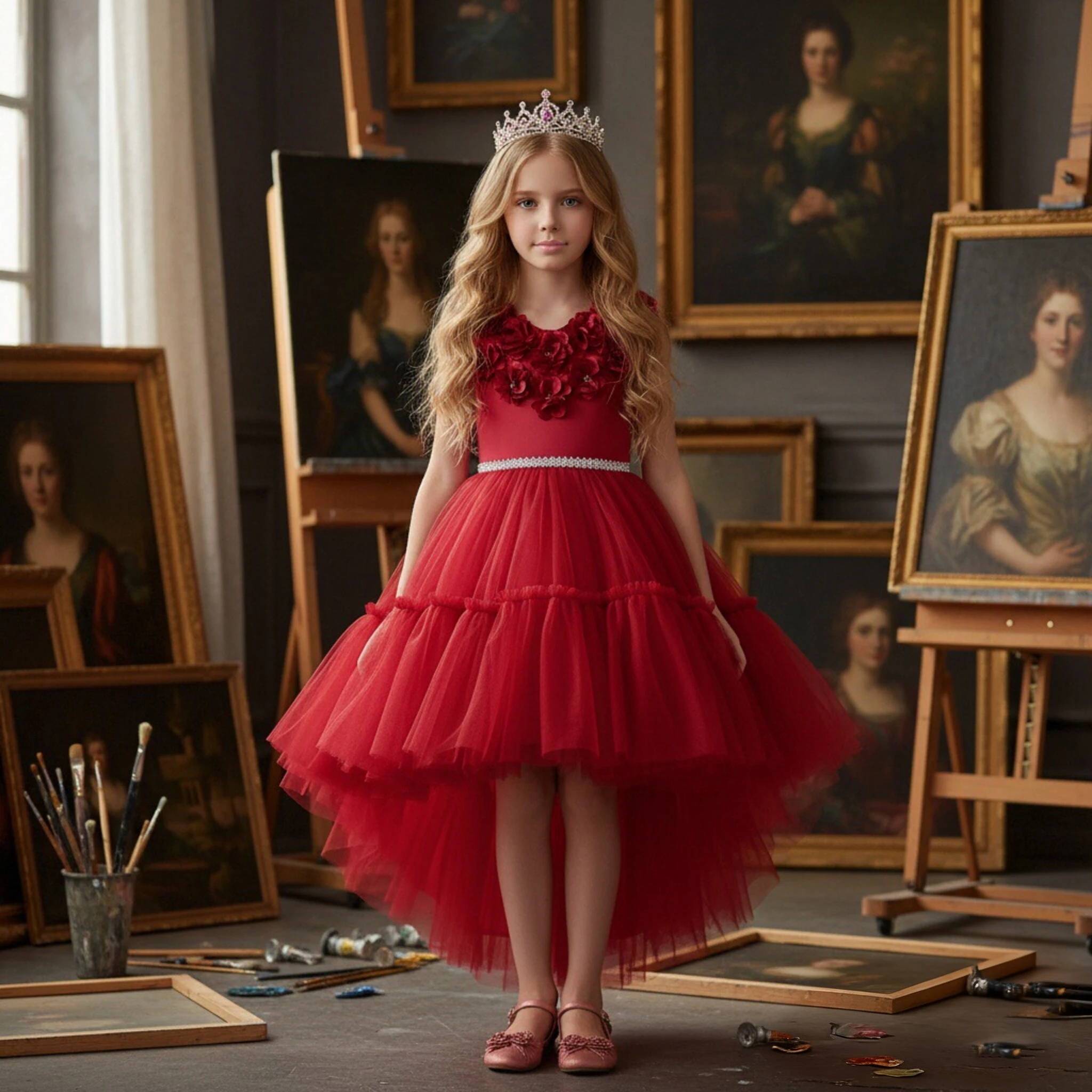 Shop Elegant European Style Flower Tuxedo Dresses for Girls Shop Elegant European Style Flower Tuxedo Dresses for Girls