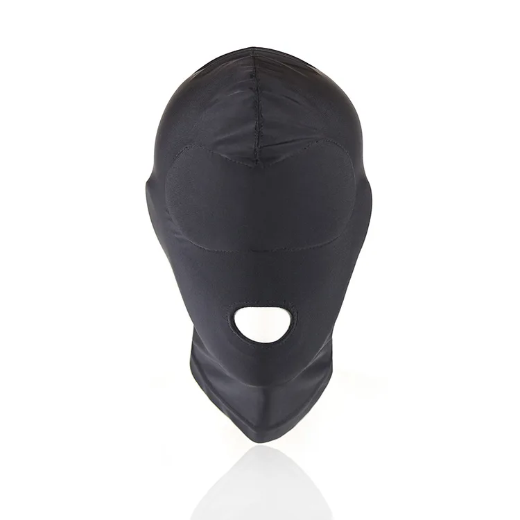 Popular BDSM Black Color Fetish Mask Flirt Sex Love Adult Games Erotic Products Party Bondage Hood Sex Toys for Couples