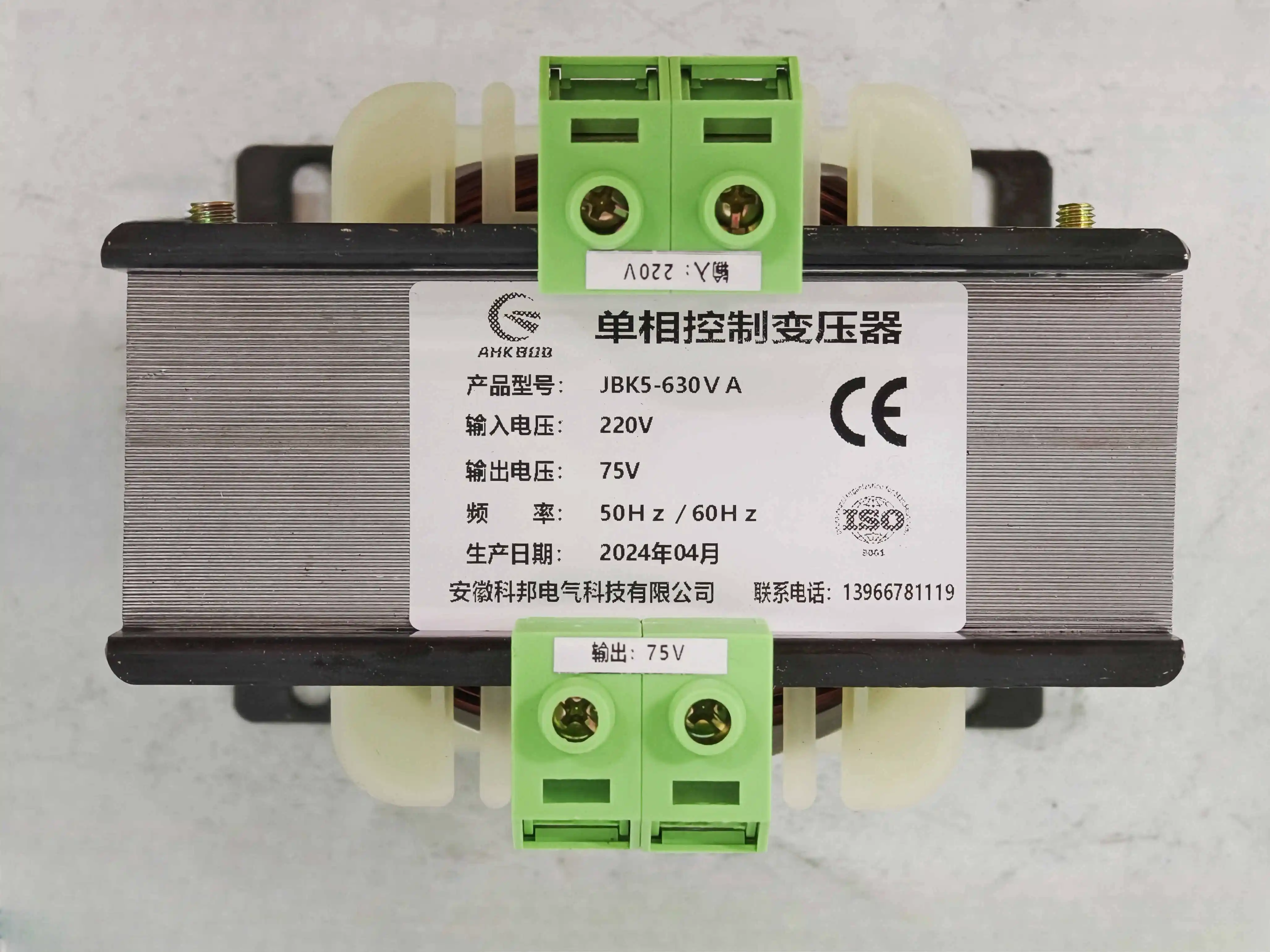 50Va AC 380V 220V 110V 48V 36V 24V 12V 6V Industrial Electrical Power Control Transformer