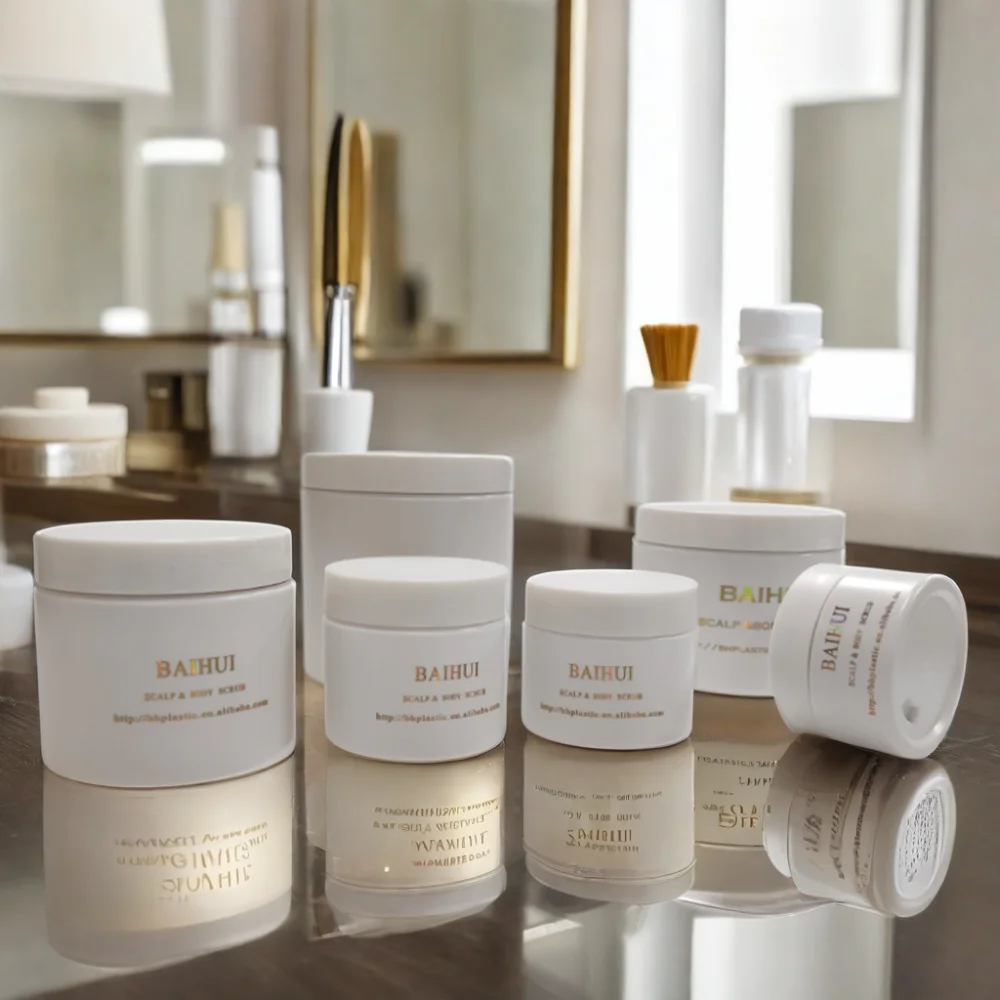 New 15ml to 600ml Matte Empty Skin Care Package Eye and Face Luxury Cream Pet Jar With Screw Cap