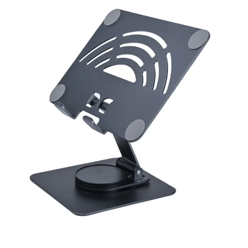 Tablet Holder Stand 360 Rotation Portable Foldable Desktop Laptop Stand Aluminium Alloy Laptop Holder