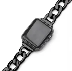 Ремешок из нержавеющей стали для Apple Watch, металлическая цепочка в ковбойском стиле, сменный спортивный браслет