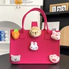 Rose Red Lion animal doll