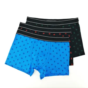 High Elastic Men Panties Printed Beach Short Pants Underwear Airy Feel Fashion Custom Brightly-colored Gay Sexy Boxer Briefs