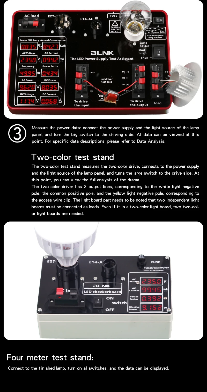 Led Power Driver Test Box Bulb Test Machine Led Power Tester Buy Led