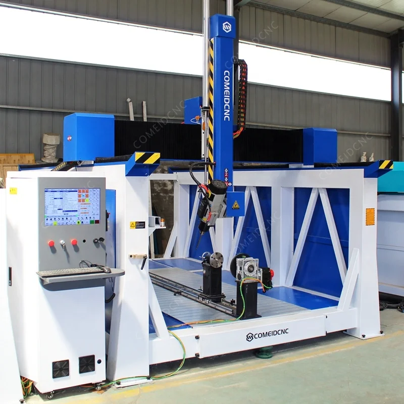 5 Axis CNC Router for EPS Foam & Wood Molding - Factory Sale