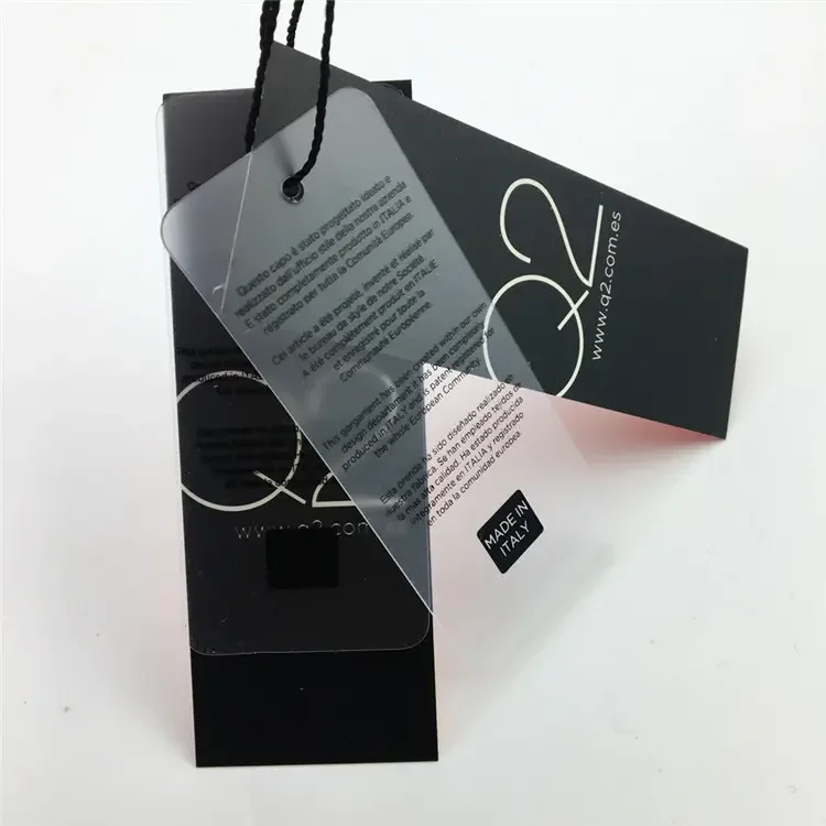 Custom Logo Printing Red Texture Paper Perfume Hang Tag Wine Bottle Hang Tags with Metal Eyelet