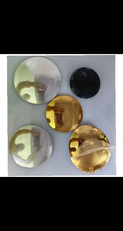 100mm Plastic Convex Mirror Special Shape with Rounding for Education Toys