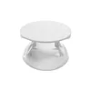 Plegable plano de una pieza-blanco