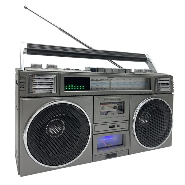 1980 Retro Style  Bluetooth  Speaker FM USB Cassette Player