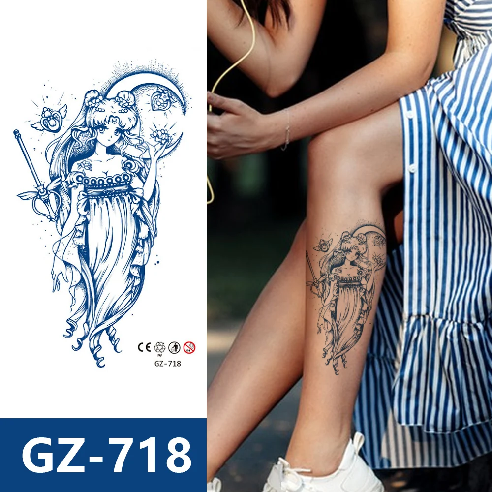 GZ801-900 Dragon Animals Semi-permanent Tattoos 2 Weeks Long